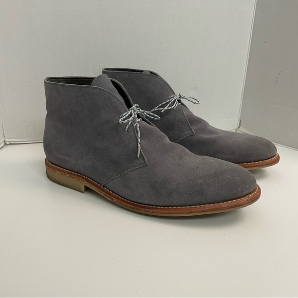 Thursday Boots Scout Chukka Suede Leather Lace Up Grey - Picture 1 of 12